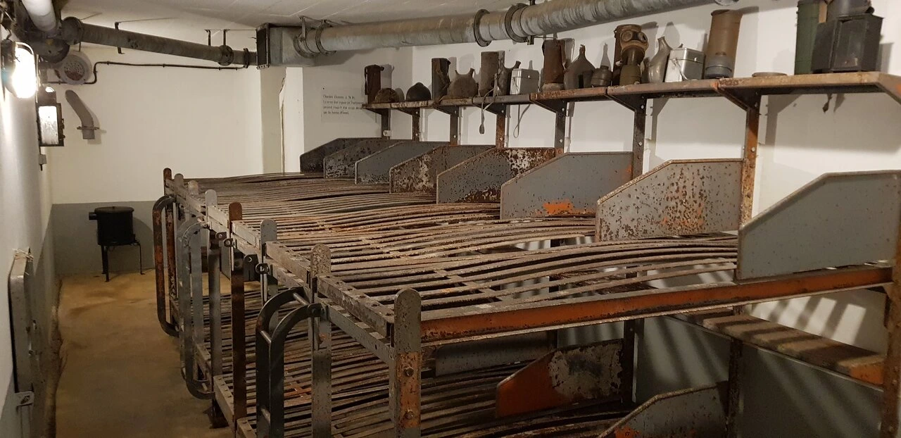 Caserne souterraine soldats Ligne Maginot